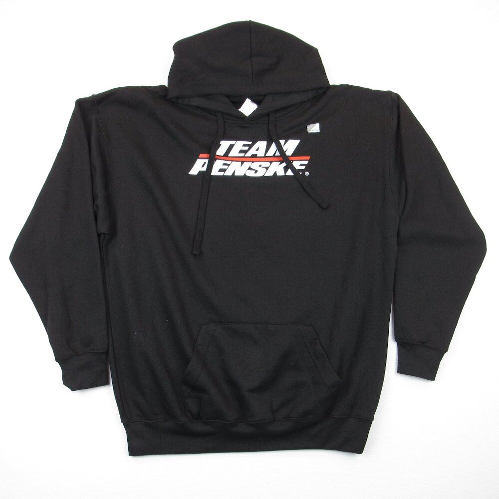 IndyCar Team Penske Men's Black Hoodie Size XL Fleece Graphic Logo New